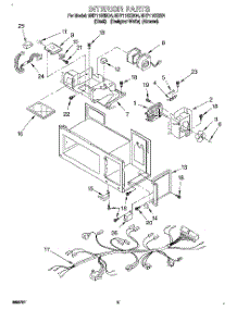 05 - Interior parts for Whirlpool Microwave MH7115XBZ4 from AppliancePartsPros.com