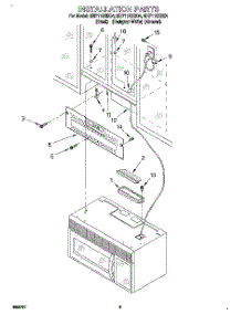 08 - Installation parts for Whirlpool Microwave MH7115XBZ4 from AppliancePartsPros.com