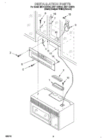 08 - Installation parts for Whirlpool Microwave MH7115XBB2 from AppliancePartsPros.com