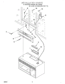 08 - Installation parts for Whirlpool Microwave MH7110XBQ6 from AppliancePartsPros.com