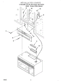 08 - Installation parts for Whirlpool Microwave MH7115XBQ6 from AppliancePartsPros.com
