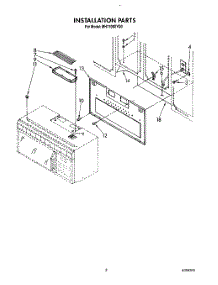 03 - Installation parts for Whirlpool Microwave MH7100XYB0 from AppliancePartsPros.com