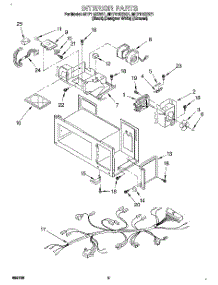 05 - Interior parts for Whirlpool Microwave MH7115XBB1 from AppliancePartsPros.com