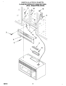 08 - Installation parts for Whirlpool Microwave MH7115XBB5 from AppliancePartsPros.com