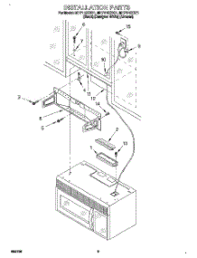 08 - Installation parts for Whirlpool Microwave MH7115XBQ1 from AppliancePartsPros.com