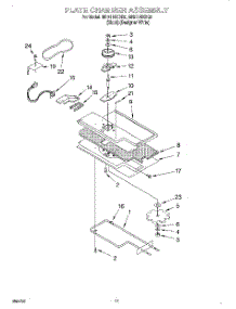 08 - Plate Chamber Assembly parts for Whirlpool Microwave MH9115XBQ2 from AppliancePartsPros.com