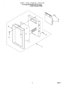 02 - Control Panel parts for Whirlpool Microwave MH9115XEB0 from AppliancePartsPros.com