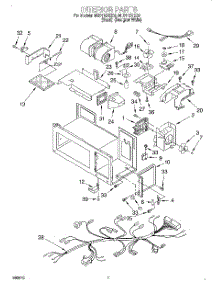 06 - Interior parts for Whirlpool Microwave MH9115XEQ0 from AppliancePartsPros.com