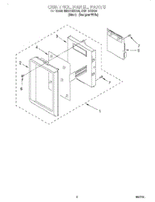 02 - Control Panel parts for Whirlpool Microwave MH9115XBB4 from AppliancePartsPros.com