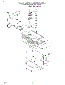 08 - Plate Chamber Assembly parts for Whirlpool Microwave MH9115XBB4 from AppliancePartsPros.com