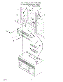 07 - Installation parts for Whirlpool Microwave MH9115XBQ4 from AppliancePartsPros.com