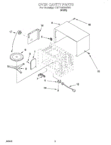 03 - Oven Cavity parts for Whirlpool Microwave CMT135SGW0 from AppliancePartsPros.com
