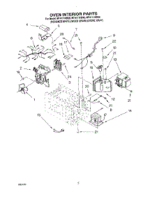 05 - Oven Interior, Literature parts for Whirlpool Microwave MT4111XBQ0 from AppliancePartsPros.com