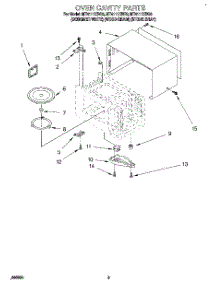 03 - Oven Cavity parts for Whirlpool Microwave MT4111XBG0 from AppliancePartsPros.com
