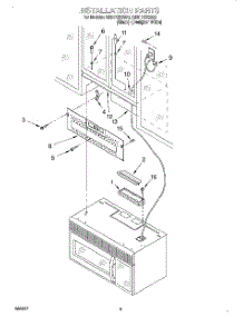 07 - Installation parts for Whirlpool Microwave GH9115XEQ0 from AppliancePartsPros.com