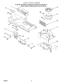 04 - Air Flow parts for Whirlpool Microwave GH8155XJQ0 from AppliancePartsPros.com