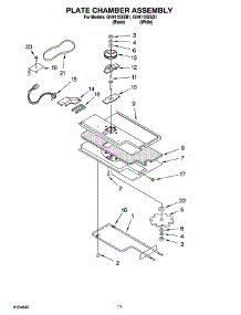 08 - Plate Chamber Assembly parts for Whirlpool Microwave GH9115XEQ1 from AppliancePartsPros.com