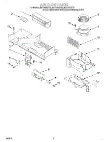 04 - Air Flow parts for Whirlpool Microwave MH7140XFB0 from AppliancePartsPros.com