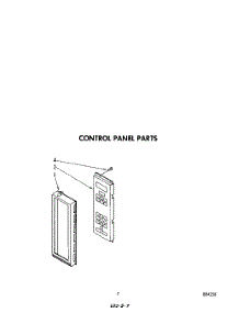 05 - Control Panel parts for Whirlpool Microwave MW8600XS1 from AppliancePartsPros.com