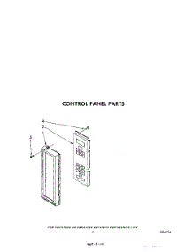 05 - Control Panel parts for Whirlpool Microwave MW8500XS2 from AppliancePartsPros.com