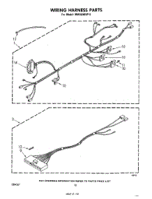 06 - Wiring Harness , Lit / Optional parts for Whirlpool Microwave MW8500XP0 from AppliancePartsPros.com