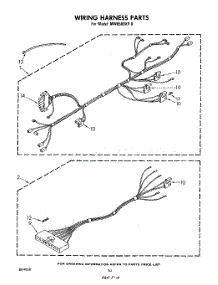 06 - Wiring Harness , Lit / Optional parts for Whirlpool Microwave MW8580XP0 from AppliancePartsPros.com