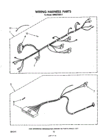 07 - Wiring Harness , Literature And Optional parts for Whirlpool Microwave MW8570XR0 from AppliancePartsPros.com