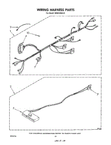 07 - Wiring Harness , Literature And Optional parts for Whirlpool Microwave MW8550XS0 from AppliancePartsPros.com