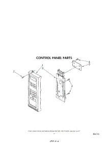 05 - Control Panel parts for Whirlpool Microwave MW8650XR0 from AppliancePartsPros.com