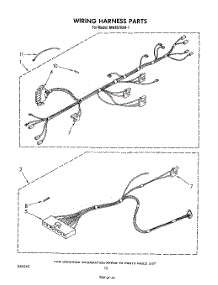 07 - Wiring Harness , Literature And Optional parts for Whirlpool Microwave MW8570XR1 from AppliancePartsPros.com