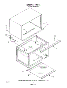 04 - Cabinet parts for Whirlpool Microwave MW8550XS4 from AppliancePartsPros.com