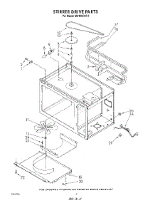 03 - Section parts for Whirlpool Microwave MW8650XS5 from AppliancePartsPros.com