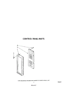 05 - Control Panel parts for Whirlpool Microwave MW8500XS4 from AppliancePartsPros.com