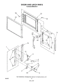 06 - Door Latch parts for Whirlpool Microwave MW8500XS4 from AppliancePartsPros.com