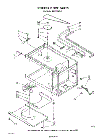 03 - Section parts for Whirlpool Microwave MW8550XS5 from AppliancePartsPros.com
