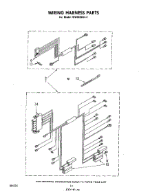 06 - Wiring Harness , Lit / Optional parts for Whirlpool Microwave MW8600XL2 from AppliancePartsPros.com
