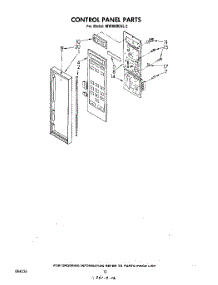 07 - Control Panel parts for Whirlpool Microwave MW8600XL2 from AppliancePartsPros.com
