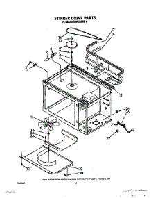 03 - Stirrer And Drive, Optional parts for Whirlpool Microwave MW8650XS6 from AppliancePartsPros.com