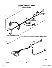 05 - Wiring Harness parts for Whirlpool Microwave MW8650XS6 from AppliancePartsPros.com