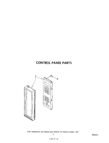 05 - Control Panel parts for Whirlpool Microwave MW8650XS1 from AppliancePartsPros.com