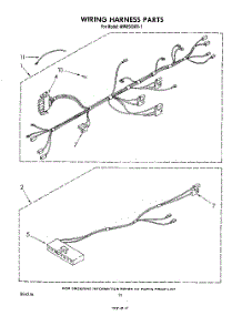07 - Wiring Harness, Literature And Optional parts for Whirlpool Microwave MW8500XR1 from AppliancePartsPros.com