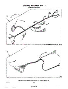 07 - Wiring Harness , Literature And Optional parts for Whirlpool Microwave MW8600XS2 from AppliancePartsPros.com