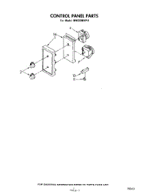 05 - Control Panel , Literature And Optional parts for Whirlpool Microwave MW3200XP0 from AppliancePartsPros.com