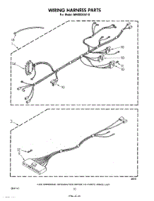 06 - Wiring Harness , Lit / Optional parts for Whirlpool Microwave MW850EXP0 from AppliancePartsPros.com