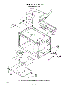 03 - Section parts for Whirlpool Microwave MW8650XS4 from AppliancePartsPros.com