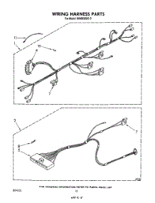 07 - Wiring Harness , Literature And Optional parts for Whirlpool Microwave MW8600XS0 from AppliancePartsPros.com