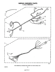 06 - Wiring Harness , Lit / Optional parts for Whirlpool Microwave MW8520XP0 from AppliancePartsPros.com
