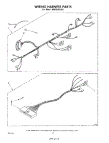 07 - Wiring Harness , Literature And Optional parts for Whirlpool Microwave MW8600XR0 from AppliancePartsPros.com