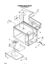 03 - Stirrer Drive, Optional parts for Whirlpool Microwave MW8650XS7 from AppliancePartsPros.com