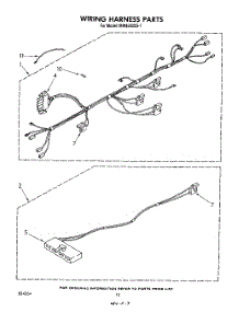 07 - Wiring Harness , Literature And Optional parts for Whirlpool Microwave MW8500XS1 from AppliancePartsPros.com